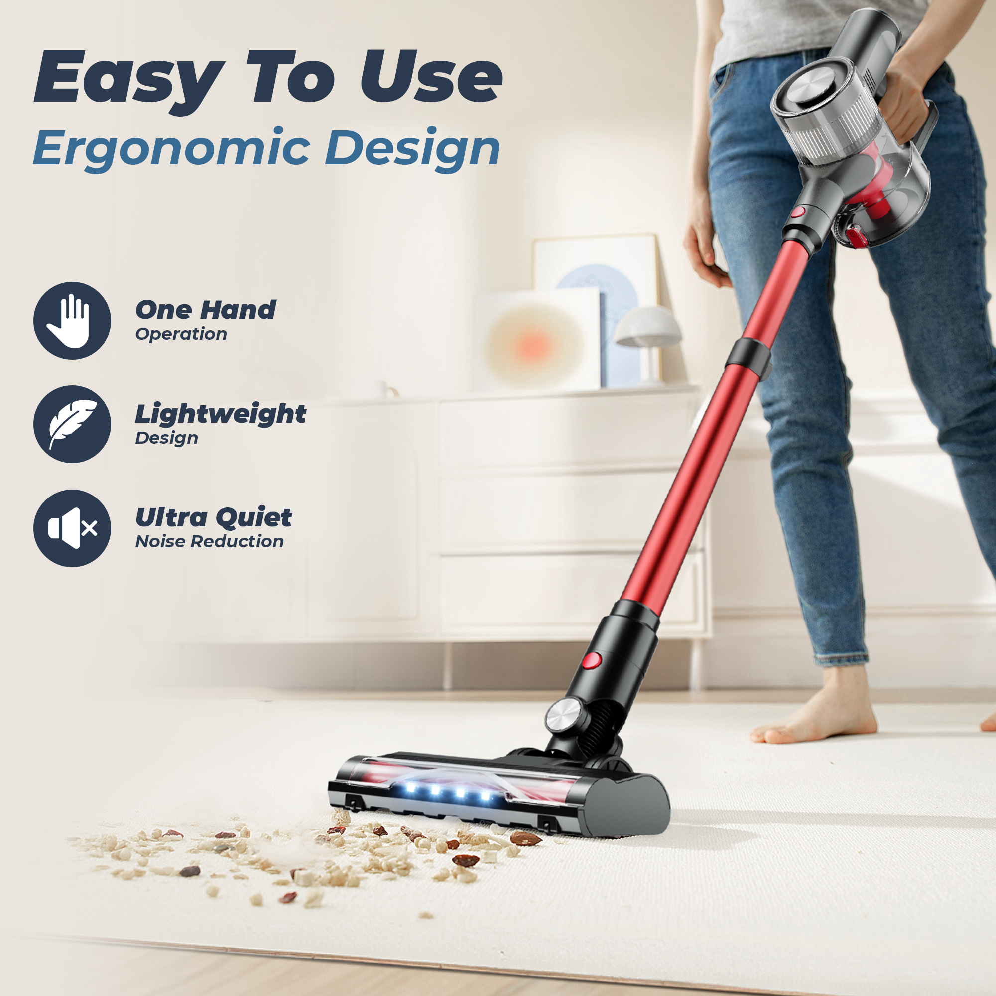 XL01 Cordless Stick Vacuum Cleaner - Flexnest